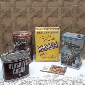 Hershey Chocolate bundle,Vintage 5 pc.